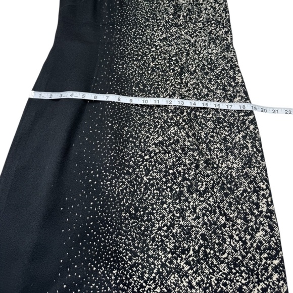 Lafayette 148 Sheath Black Ivory Dress - Picture 14 of 16